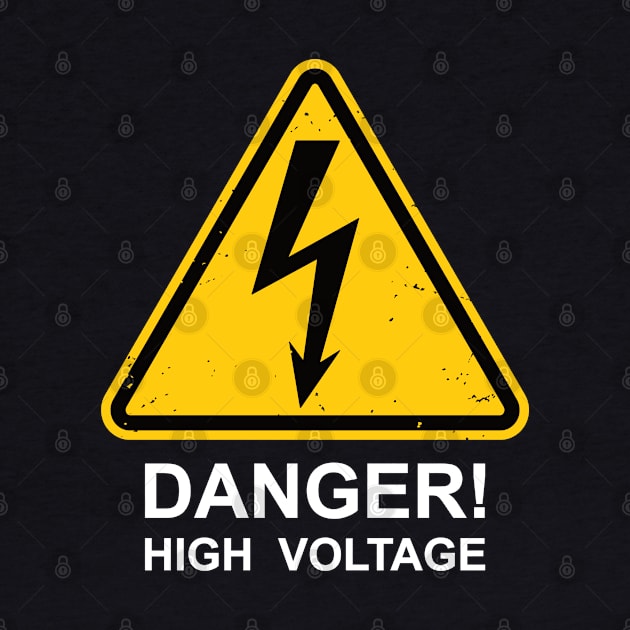 High Voltage Danger Sign by IncognitoMode